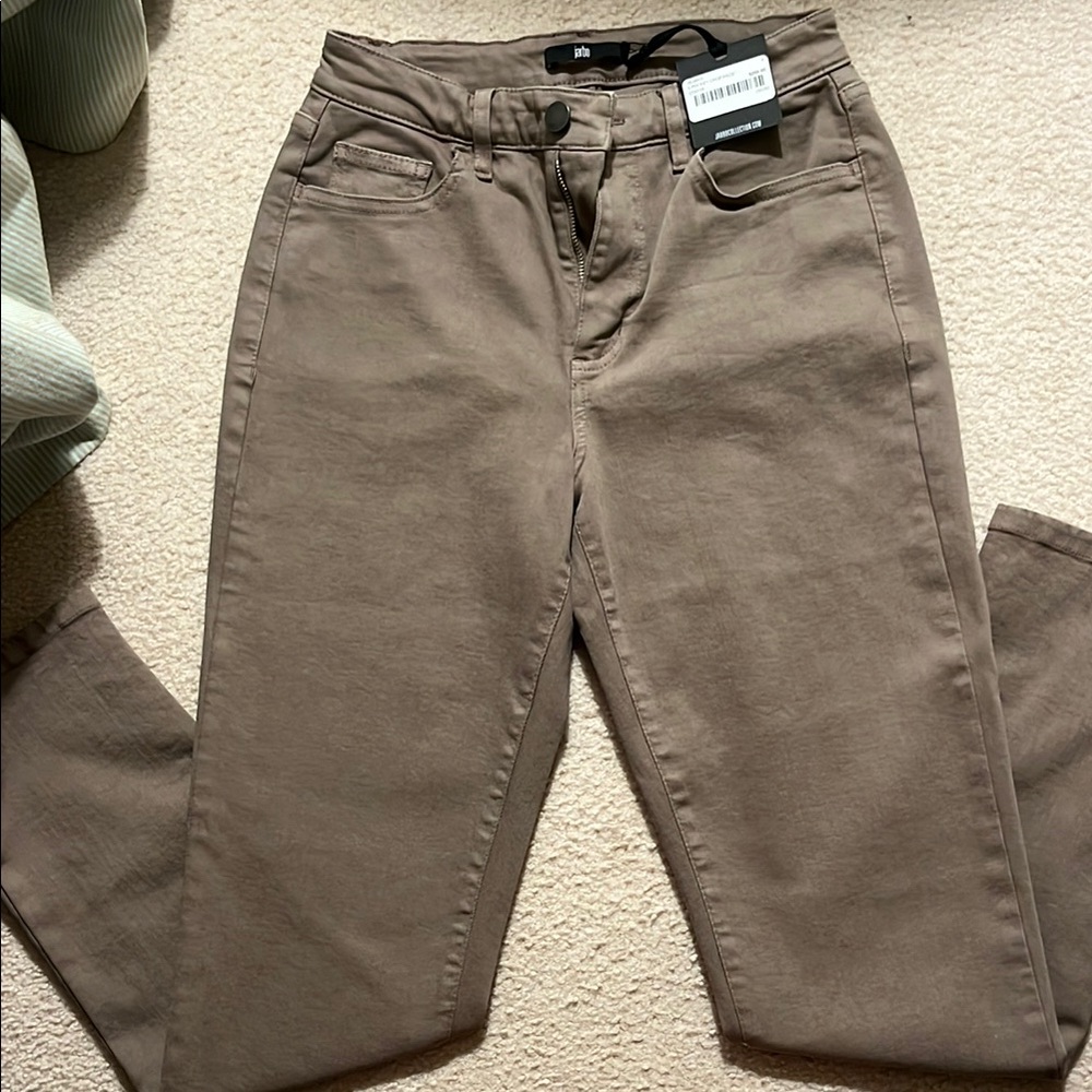 Jarbo  Crop Pace Cocoa Jeans